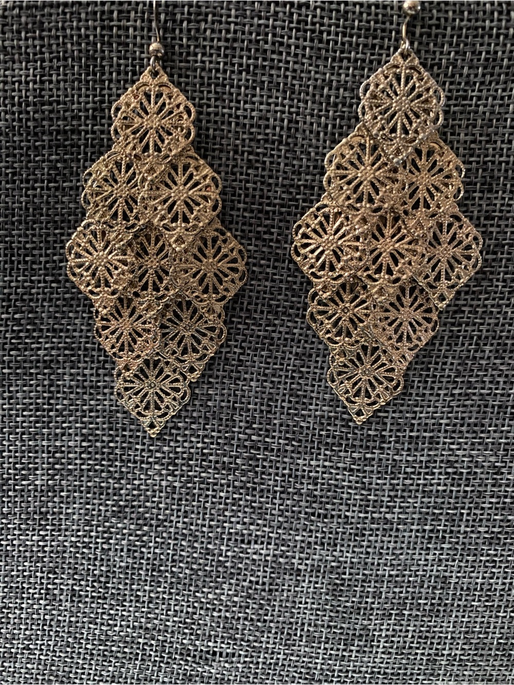 Delicate Filigree Drop Earrings